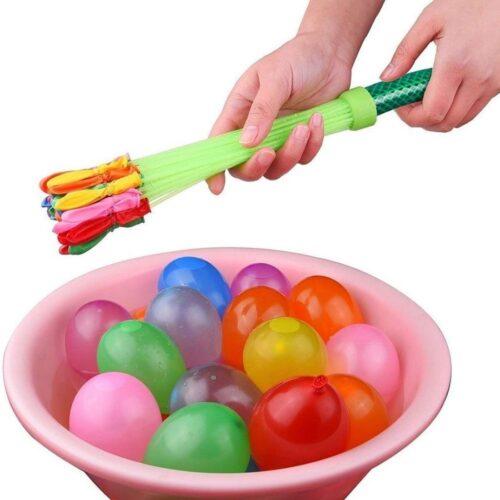 Generic Pack Of 2_111 Pieces Set Holi Magic Water Balloons for Kids (Color: Assorted)