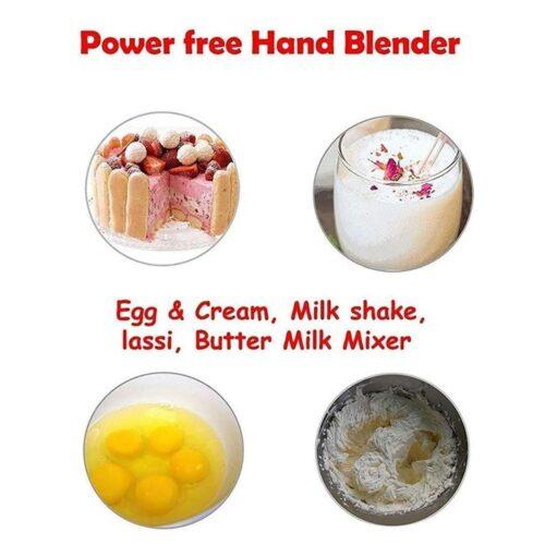 Generic Pack Of 2_Power free Hand Blender and Beater in kitchen appliances (Color: Assorted)