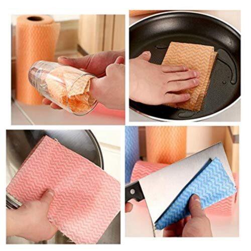 Generic Pack Of_2 Disposable Cleaning Cabinet Mat Towel (Color:Assorted) - Image 3