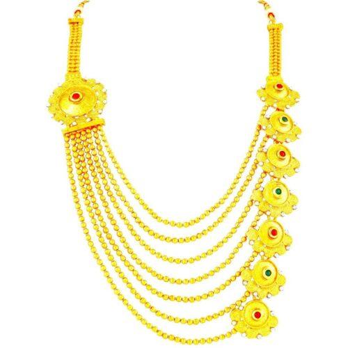 Generic Women's Long Chain And Earing Set - Image 5