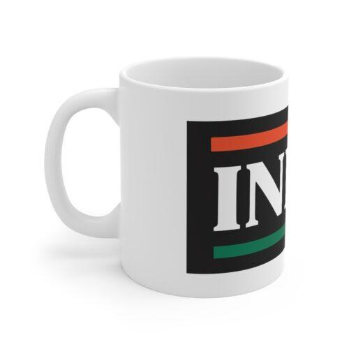 Ceramic India Printed Coffee Mug (Color: White, Capacity:330ml) - Image 3