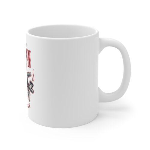 Ceramic Gorila Desing Printed Coffee Mug (Color: White, Capacity:330ml) - Image 4