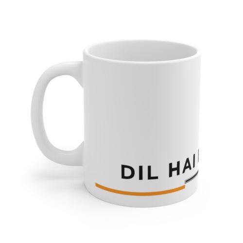 Ceramic Dil Se Hindustani Printed Coffee Mug (Color: White, Capacity:330ml) - Image 4