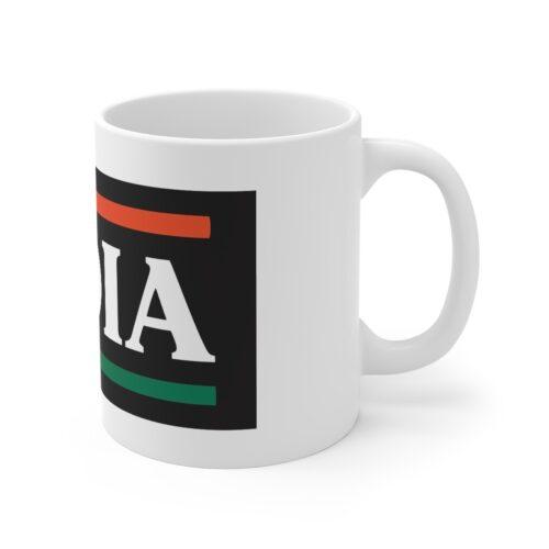 Ceramic India Printed Coffee Mug (Color: White, Capacity:330ml) - Image 4