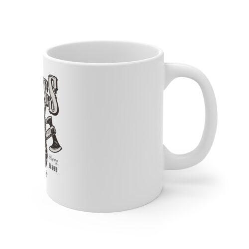 Ceramic Gorila Desing Printed Coffee Mug (Color: White, Capacity:330ml) - Image 4