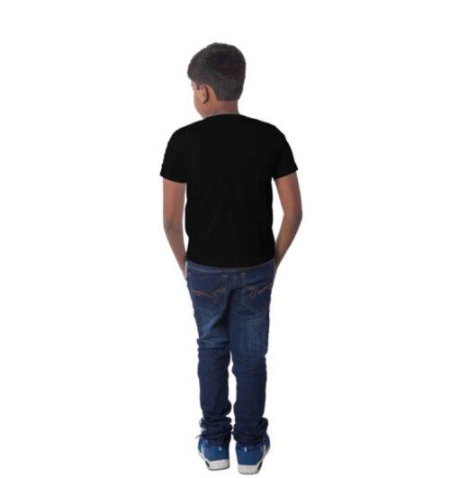 Generic Boys Cotton Will Be Cool Half Sleeve TShirt (Black)