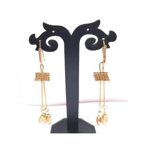 Generic Women’s Alloy Gold Plated  Gold Plated Drop Earrings (Honey)