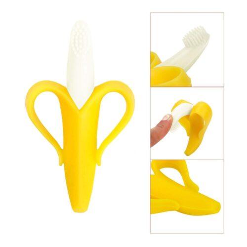 Generic Banana Shaped Baby Traning toothbrush (Assorted)