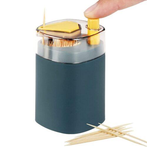 Generic Pack Of_2 Automatic Toothpicks Holder Dispenser (Assorted)