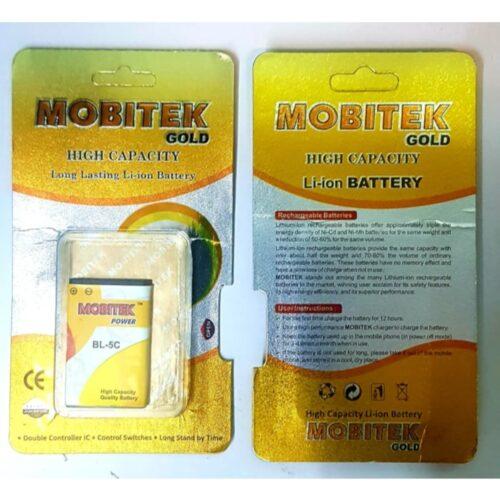 Pack Of_2 Mobitek 5C Battery (Color: Assorted)