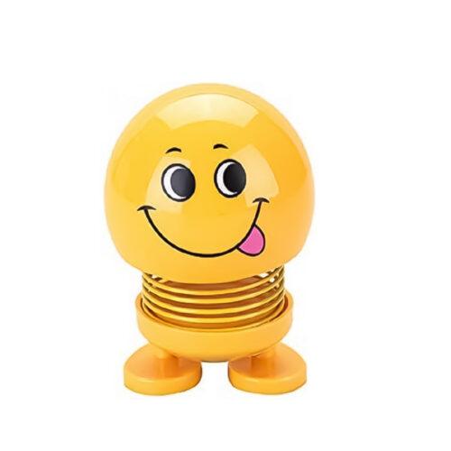 Generic 4 Pcs Set_Moving Head Smiley Spring Doll (Yellow)