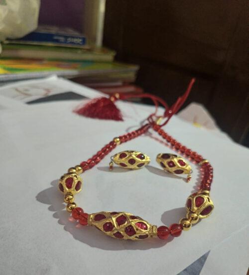 Dhool Monimala Gold-plated Plated Necklace