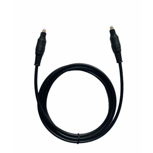 Supreme Quality Digital Optic Fibre Cable 1.5 Yards, Transmission Bandwidth up to 250Mb_s (Black)