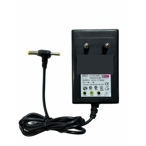 5V 1A Power Adapter, Power Supply AC Input 100 240 V and Output 5V 1A for Set Top Box_DTH Box, CCTV System, Router, Other Electronics And IT Gadgets with DC And Sony Pin (Black)