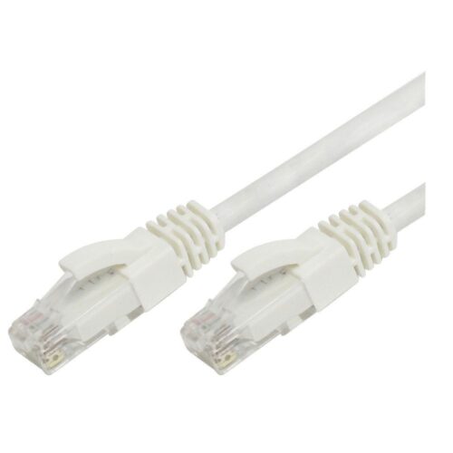 Ethernet Patch Cord CAT5E, RJ45 LAN Cable 1.5 Yards (White)