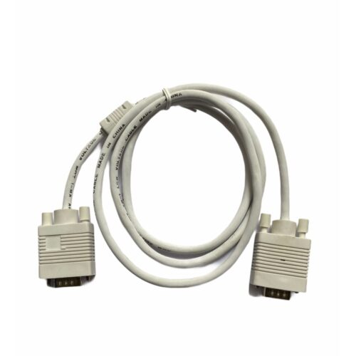 VGA Cable Male to Male 1.5 Yards Supports PC, Monitor, TV, LCD_LED, Plasma, Projector, TFT (White)