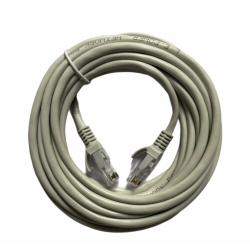 Ethernet Patch Cord CAT5E, RJ45 LAN Cable 5 Yards (White)