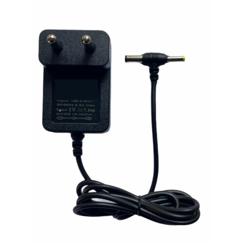 6V 1A Power Adapter, Power Supply AC Input 100 240 V and Output 6V 1A for Set Top Box_DTH Box, CCTV System, Router, Other Electronics And IT Gadgets with DC And Sony Pin (Black)