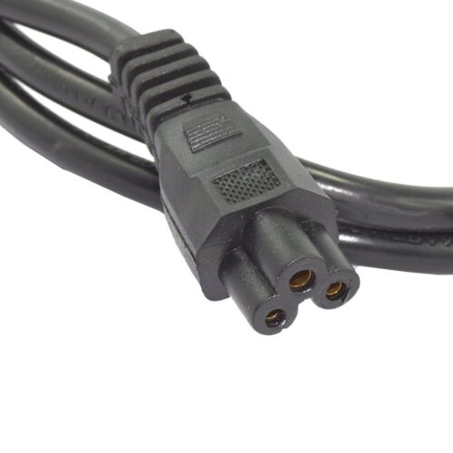 Supreme Quality 1.2 Meter 3Pin Power Cord for Laptop (Black)