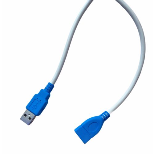 USB Male to Female Extension Cable 3 Yards Supports LCD, LED, TV USB Ports Connects Printer, PC, External Hard Drive (White)