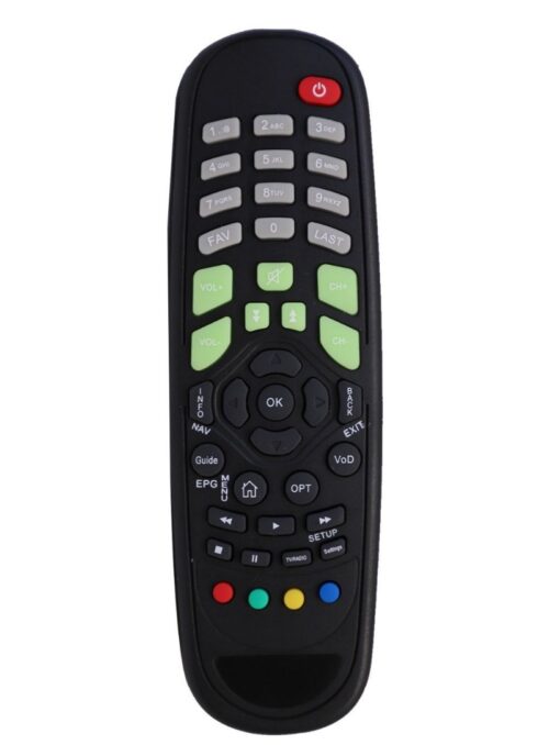 Set Top Box Remote No. STB 03, Compatible With Hathway Set Top Box Remote Control_Old Remote Functions Must Be Exactly Same (Color:Multi)