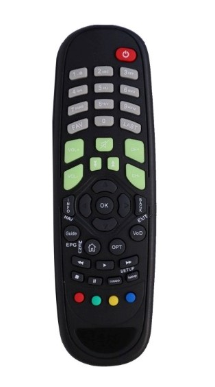 Set Top Box Remote No. STB 03, Compatible With Den Set Top Box Remote Control_Old Remote Functions Must Be Exactly Same (Color:Multi)