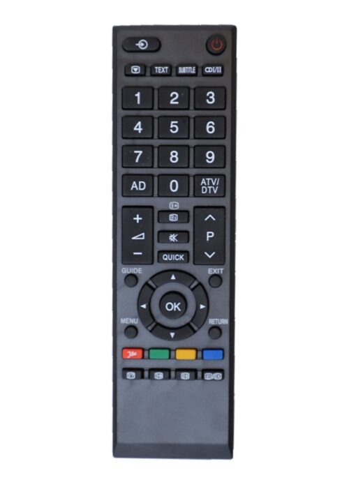 LCD_LED Remote No. 90334, Compatible With Toshiba LCD_LED TV Remote Control_Old Remote Functions Must Be Exactly Same (Color:Multi)