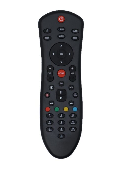 DTH Set Top Box Remote (With Recording), Compatible With Dish TV Sd_Hd Set Top Box Remote_Old Remote Functions Must Be Exactly Same (Color:Multi)