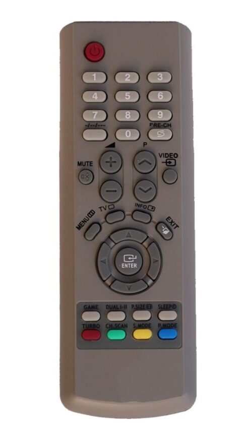 Remote No. Sg58, Compatible With Samsung Crt TV Remote Control_Old Remote Functions Must Be Exactly Same (Color:Multi)