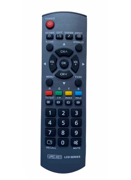 LCD_LED Remote No. URC 401, Compatible With PANASONIC LCD_LED TV Remote Control _Old Remote Functions Must Be Exactly Same (Color:Multi)