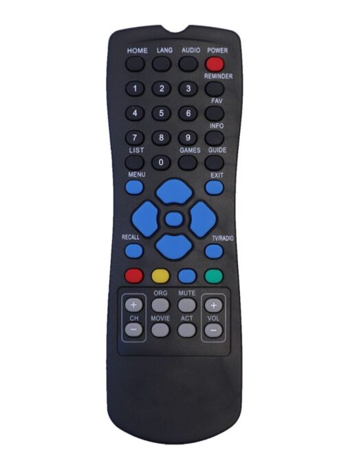 DTH Remote, Compatible With Sun Direct DTH Remote Control_Old Remote Functions Must Be Exactly Same (Color:Multi)