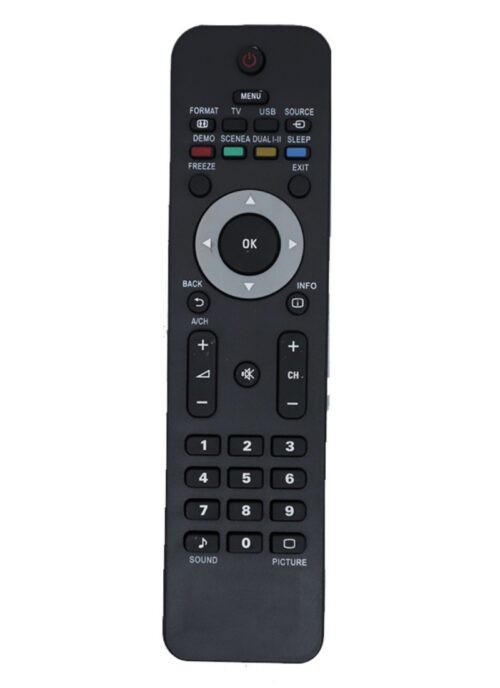 LCD_LED Remote No. URC 33, Compatible With PHILIPS LCD_LED TV Remote Control _Old Remote Functions Must Be Exactly Same (Color:Multi)