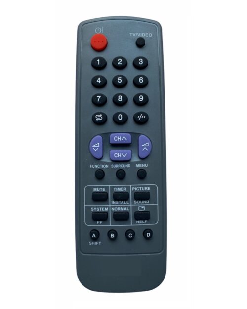 CRT TV Remote No. URC128, Compatible with Sharp CRT TV Remote (Exactly Same Remote will Only Work)