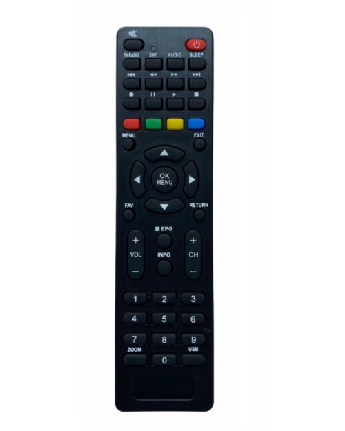 DTH Remote with EPG Function, Compatible with Free Dish (with WiFi) Remote (Exactly Same Remote will Only Work)