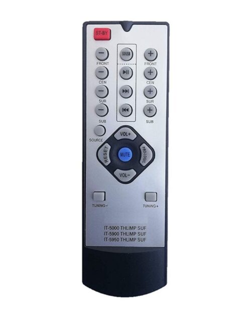 Remote No. IT-X 5900, Compatible with Intex Home Theatre System Remote Control (Exactly Same Remote will Only Work)