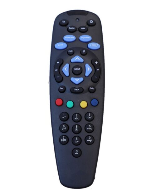 DTH Set Top Box Remote (Black) without Recording Feature, Compatible with Tata Sky SD/HD/HD+/4K DTH Set Top Box Remote Control (Pairing Required to Sync TV Functions)