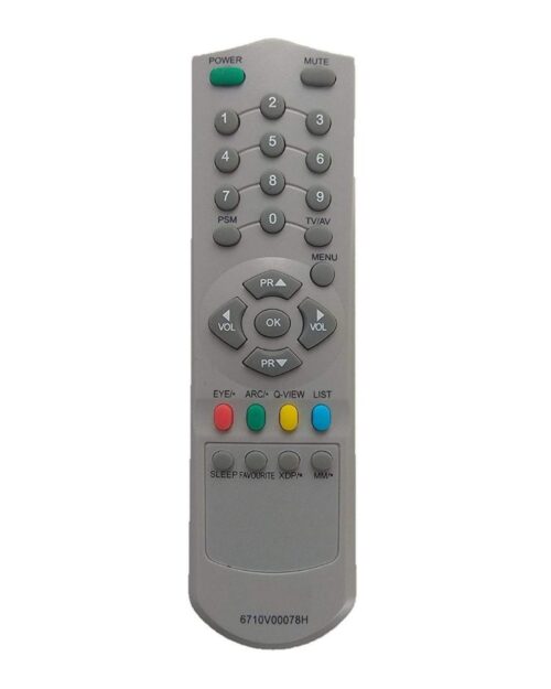 CRT TV Remote No. 6710V00078H, Compatible with LG CRT TV Remote Control (Exactly Same Remote will Only Work)