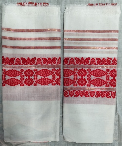 Assamese Handmade Gamosa (2 Pcs)