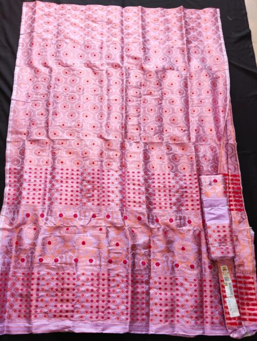 Pure Assamese Pat (Baby Pink)